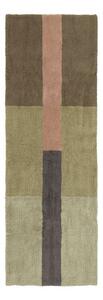 Ročno tkan volnen tekač 80x230 cm Chroma Dusty Pink – Lorena Canals