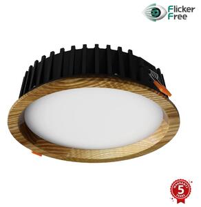 APLED - LED Svetilka RONDO WOODLINE LED/6W/230V 4000K pr. 15 cm pepel trden les