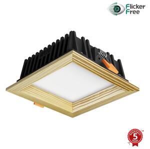 APLED -LED Svetilka SQUARE WOODLINE LED/6W/230V 4000K 12x12 cm bor trden les