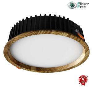 APLED - LED Svetilka RONDO WOODLINE LED/18W/230V 4000K pr. 26 cm pepel trden les