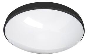 LED Kopalniška stropna svetilka CIRCLE LED/18W/230V 4000K pr. 30 cm IP44 črna