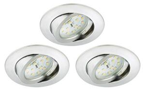 Briloner 8312-039 - SET 3x LED Kopalniška vgradna svetilka LED/5W/230V IP23