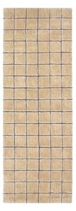 Jantaren ročno tkan volnen tekač 80x230 cm Mosaic Amber – Lorena Canals