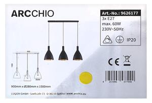 Arcchio - Lestenec na vrvici ARTHURIA 3xE27/60W/230V