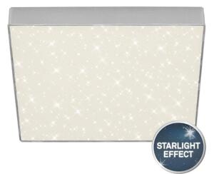 Briloner 7078-414 - LED Stropna svetilka STAR SKY LED/21W/230V 28x28 cm srebrna