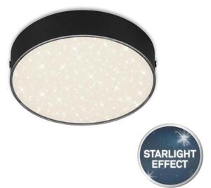 Briloner 7072-415 - LED Stropna svetilka STAR SKY LED/11W/230V pr. 15 cm črna