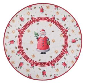 Rdeča okrogla preproga z božičnim motivom ø 160 cm Toy's Delight Santa Claus – Villeroy&Boch