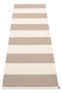 Bež/kremno bel zunanji in notranji tekač 70x225 cm Bob Mud Vanilla – Pappelina