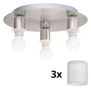 Eglo - LED Stropna svetilka MY CHOICE 3xE14/4W/230V krom/bela