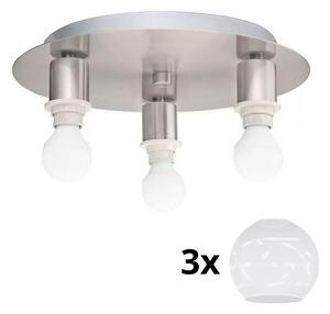 Eglo - LED Stropna svetilka MY CHOICE 3xE14/4W/230V krom/bela