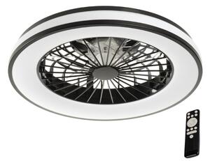 Kanlux 38033-LED Zatemnitvena svetilka z ventilatorjem PLAVE 48W/230V 3000/4000/6500K + Daljinski upravljalnik