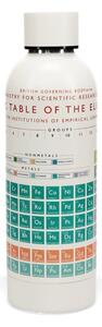 Kremno bela steklenica za vodo za na pot iz nerjavečega jekla 500 ml Periodic Table – Rex London
