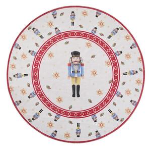 Rdeča okrogla preproga z božičnim motivom ø 160 cm Toy's Delight Nutcracker – Villeroy&Boch