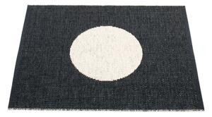 Črno-bela notranja in zunanja preproga 70x90 cm Vera Black – Pappelina