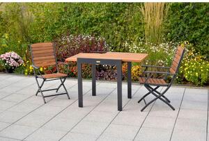 Gardenson Set Za Balkon Santorini, 3-Delno, Aluminij, Masivno