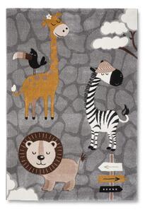 Mömax Otroška Preproga Zoo 1, Siva, 120x170 Cm