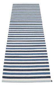 Moder/kremno bel zunanji in notranji tekač 70x240 cm Teo Denim – Pappelina