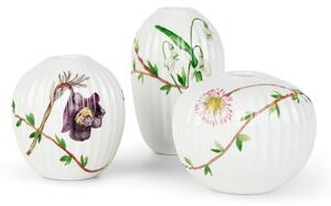 Komplet 3 miniaturnih porcelanastih vaz Kähler Design Hammershøi Spring