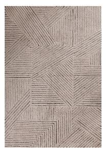 Svetlo rjava pralna ročno tkana volnena preproga 170x240 cm Golden Coffee – Lorena Canals
