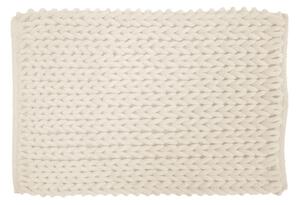 Kremno bela kopalniška preproga 50x80 cm Ariel – douceur d'intérieur