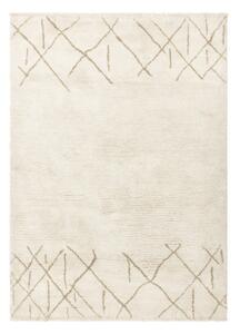 Kremno bela pralna ročno tkana volnena preproga 200x290 cm Azera Crosshatch – Asiatic Carpets