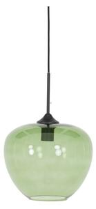 Zelena stropna svetilka s steklenim senčnikom ø 30 cm Mayson - Light & Living