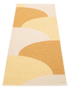 Oker rumen zunanji in notranji tekač 70x180 cm Hill Ochre Pale Yellow – Pappelina