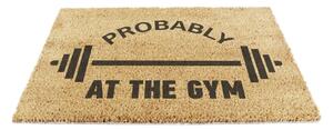 Predpražnik iz kokosovih vlaken 40x60 cm Probably At The Gym – Artsy Doormats