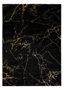 Črna preproga Universal Gold Marble, 60 x 120 cm