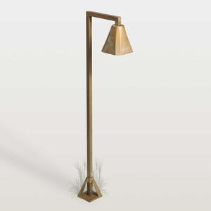 Moretti Luce LED-ulična svetilka Silva Frame, 80 x 19 cm, starinsko medenina, Bronasta / starinska medenina, Medenina, Podeželska hiša / Rustikalna