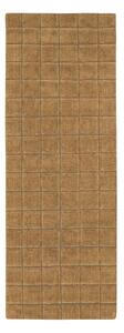 Oker rumen ročno tkan volnen tekač 80x230 cm Mosaic Ochre – Lorena Canals