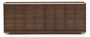 Rjava komoda v orehovem dekorju 200x80x45 cm Onix – Kave Home