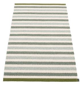 Zelena/kremno bela notranja in zunanja preproga 70x120 cm Teo Sage – Pappelina