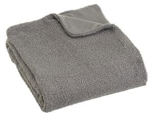 Siva odeja iz sherpa flisa 130x160 cm Sherpa Bouclé – Casa Selección