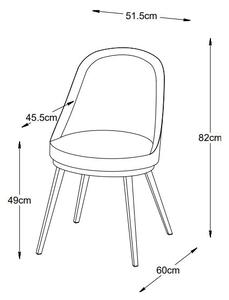 Bež jedilni stol Gain – Unique Furniture