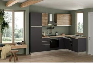 Marinelli Cucine Predsestavljena kotna kuhinja Ametista (Š x G: 270 x 160 cm, Z električnimi napravami, Umivalnik desno)