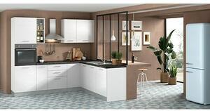 Marinelli Cucine Predsestavljena kotna kuhinja Idra (Š x G: 250 x 225 cm, Z električnimi napravami, Umivalnik desno)