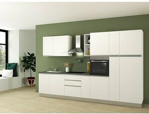 Marinelli Cucine Predsestavljena kuhinja Gemma (Širina: 345 cm, Z električnimi napravami, Umivalnik levo)