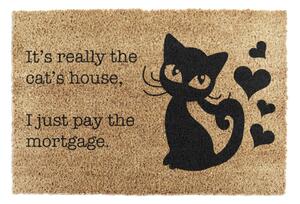 Predpražnik iz kokosovih vlaken 40x60 cm It's Really the Cats House – Artsy Doormats