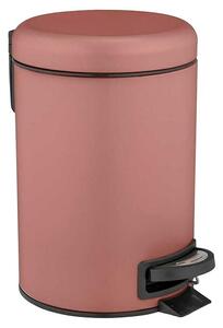 Pedalni zabojnik (3 l, Kovina, Roza)