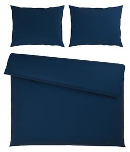 POSTELJNINA Mavie 200/200 cm saten modra