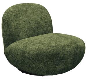 FOTELJ, temno zelena tekstil