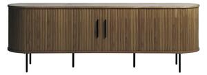 Rjava TV omarica v hrastovem dekorju 180x56x45 cm Nola – Unique Furniture