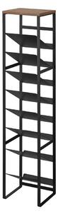 Črno kovinsko držalo za vino za 16 steklenic 20x88,5x19 cm Tower – YAMAZAKI