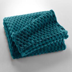 Modra odeja iz mikroflanele 125x150 cm Mini Frosty – douceur d'intérieur