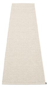 Kremno bel zunanji in notranji tekač 70x300 cm Mono Linen Vanilla – Pappelina