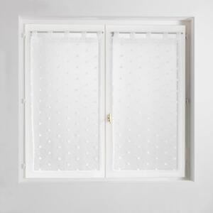 Bela prosojna zavesa 60x120 cm Pompinou – douceur d'intérieur