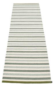 Zelen/kremno bel zunanji in notranji tekač 70x240 cm Teo Sage – Pappelina