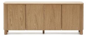 Komoda v jesenovem dekorju v naravni barvi 200x79x40 cm Salaya – Kave Home