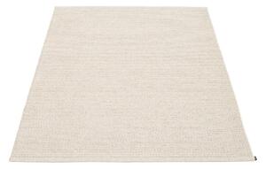 Kremno bela notranja in zunanja preproga 140x200 cm Mono Linen Vanilla – Pappelina